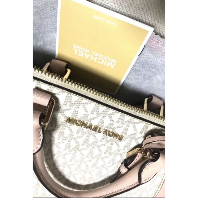 未使用品】MICHAEL KORS 2WAY ショルダーバッグ チャーム付き-