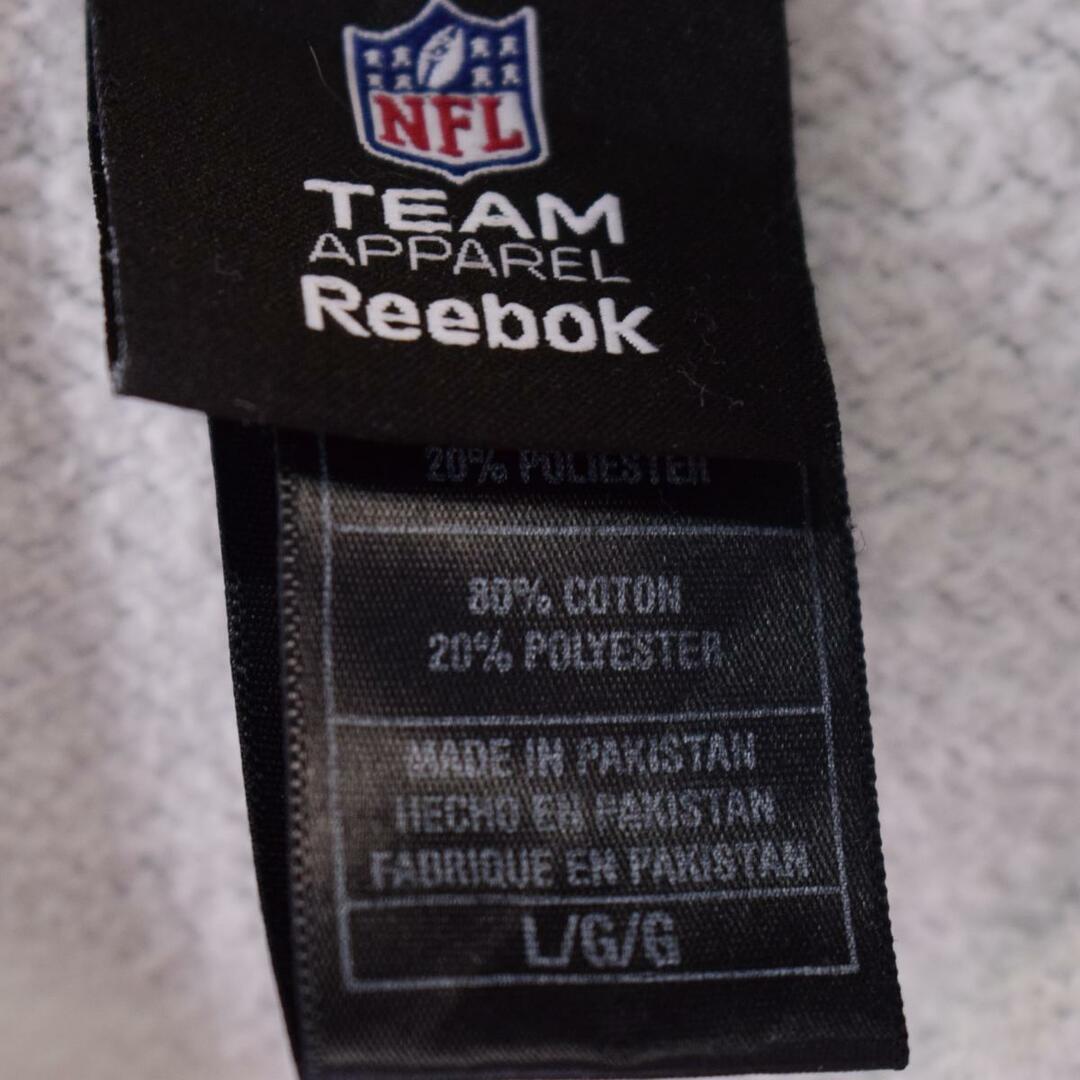 Reebok(リーボック)の古着 リーボック Reebok NFL NEWYORK JETS ニューヨークジェッツ スウェットプルオーバーパーカー メンズL /eaa313369 メンズのトップス(スウェット)の商品写真