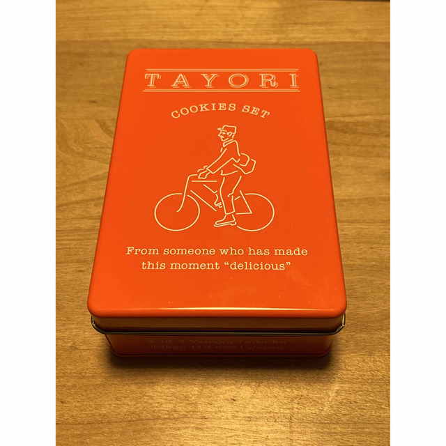 タヨリ　Tayori クッキー缶 インテリア/住まい/日用品のインテリア小物(小物入れ)の商品写真