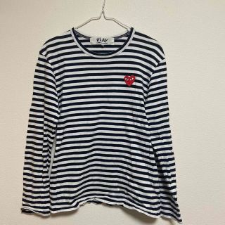 コムデギャルソン(COMME des GARCONS)のプレイコムデギャルソン　ボーダーロンT(Tシャツ/カットソー(七分/長袖))