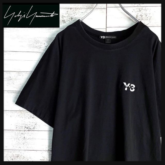 6946 【希少デザイン】Y-3☆ワンポイント定番カラーtシャツ入手困難　人気