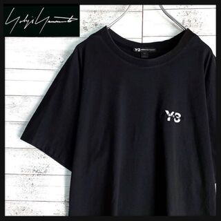 ワイスリー/Y3/アディダス/M/tシャツ/半袖/黒/ブラック/ワンポイント