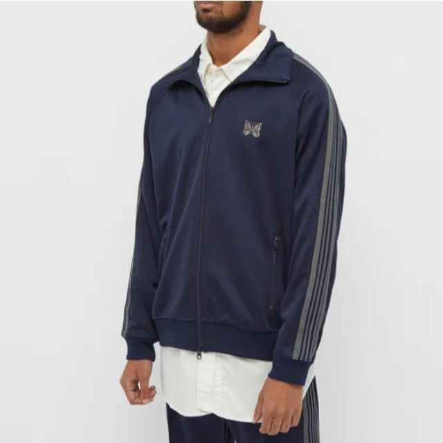 Needles poly track jacket navy Mサイズ