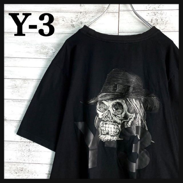 6968 【希少デザイン】Y-3☆ビッグロゴ定番カラーtシャツ入手困難　人気