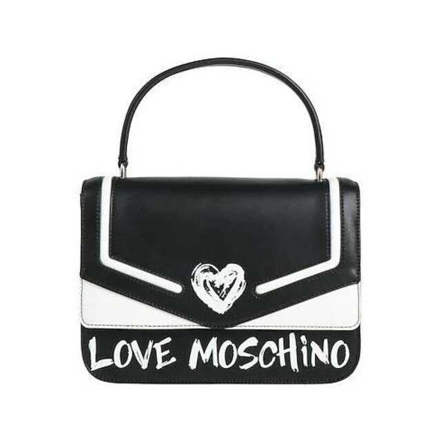 LOVE MOSCHINO ラブモスキーノ ハンドバッグ ブラック ホワイト