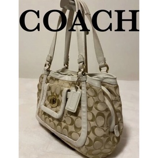 コーチ(COACH)のCOACH コーチ　ショルダーバッグ トートバッグ  シグネチャー 13604(ショルダーバッグ)