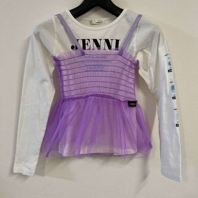 JENNI(ジェニィ)のjenni Tシャツ　長袖　130 キッズ/ベビー/マタニティのキッズ服女の子用(90cm~)(Tシャツ/カットソー)の商品写真
