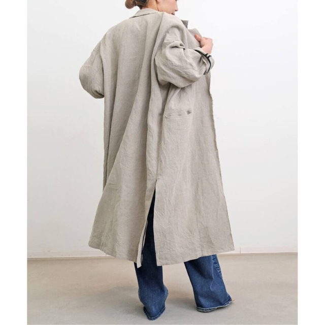 L'Appartement DEUXIEME CLASSE(アパルトモンドゥーズィエムクラス)のL'Appartement Linen Coat リネンコート レディースのスカート(ロングスカート)の商品写真