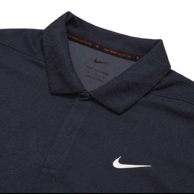 NIKE(ナイキ)の【新品】Malbon x Nike タイガーウッズ ポロシャツ ブラックM スポーツ/アウトドアのゴルフ(ウエア)の商品写真