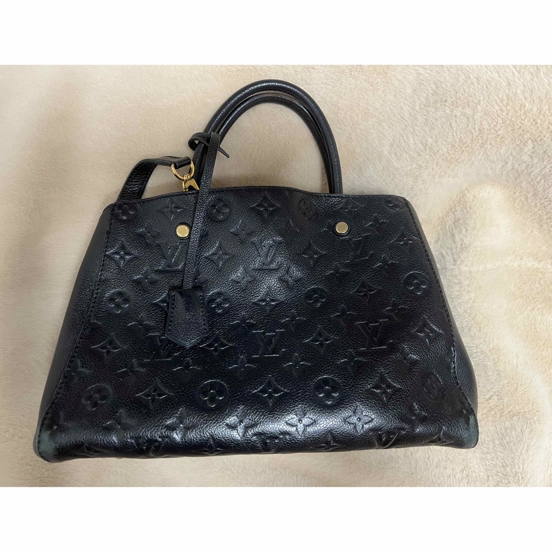 LOUIS VUITTON(ルイヴィトン)のLouisVuitton モンテーニュMM Noir  レディースのバッグ(ハンドバッグ)の商品写真