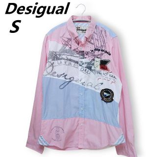 デシグアル(DESIGUAL)の春秋夏　Desigual　デシグアル　メンズS　ユニセックス　スリム　配色デザイ(シャツ)