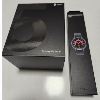 Galaxy watch 5 Pro ブラックチタニウム [韓国］