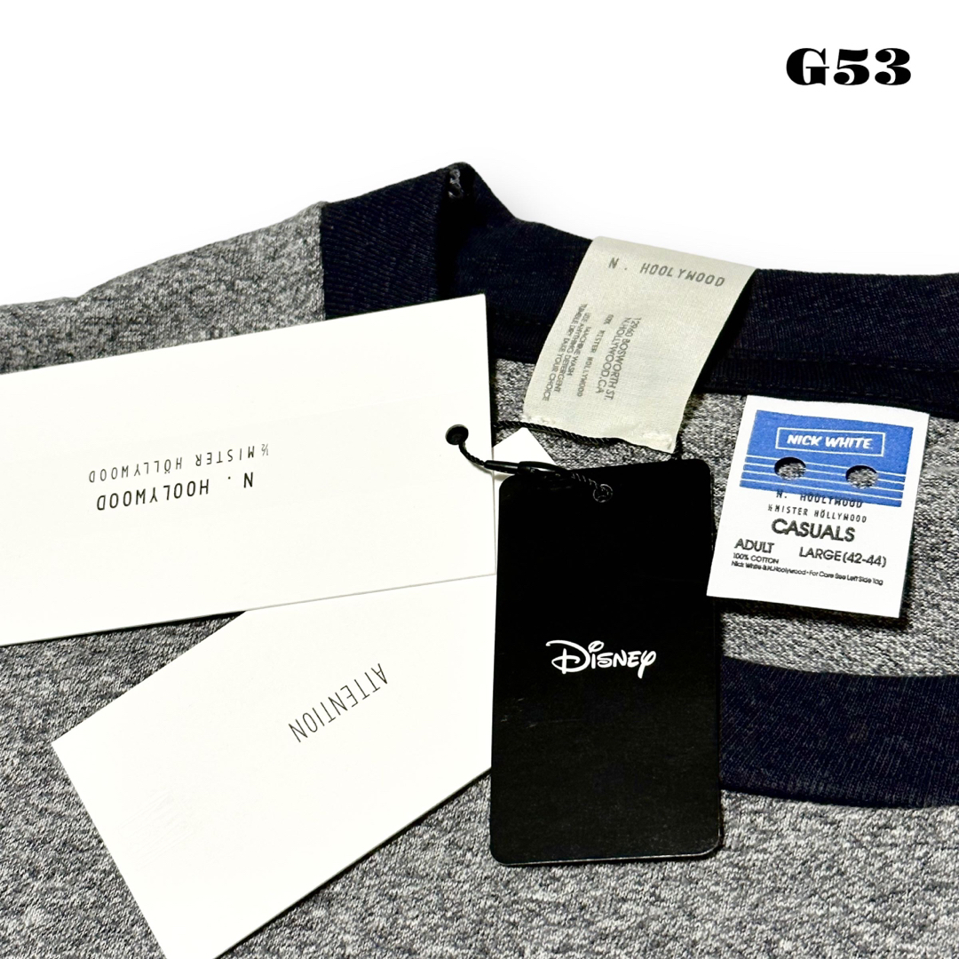 未使用品! エヌハリウッド ディズニー ミッキーマウス 半袖 Tシャツ