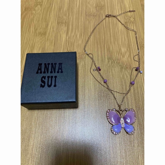 ANNA SUI(アナスイ)のみさゆほ様専用　アナスイ　バタフライ　ネックレス レディースのアクセサリー(ネックレス)の商品写真