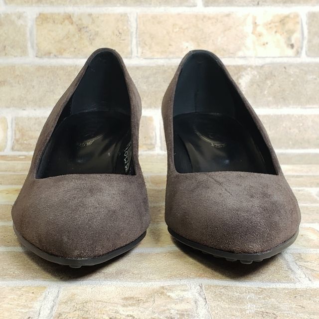 TOD'S - トッズ TOD's☆ スエードレザー ウェッジソール パンプス