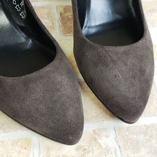 トッズ TOD's☆ スエードレザー ウェッジソール パンプス 34.5 伊製