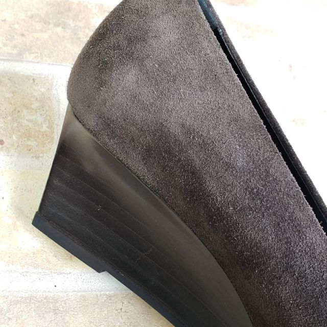 TOD'S - トッズ TOD's☆ スエードレザー ウェッジソール パンプス