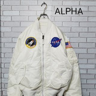 アルファインダストリーズ(ALPHA INDUSTRIES)の【ALPHA INDUSTRIES】アルファ　MA-1 VF NASA BTS(フライトジャケット)