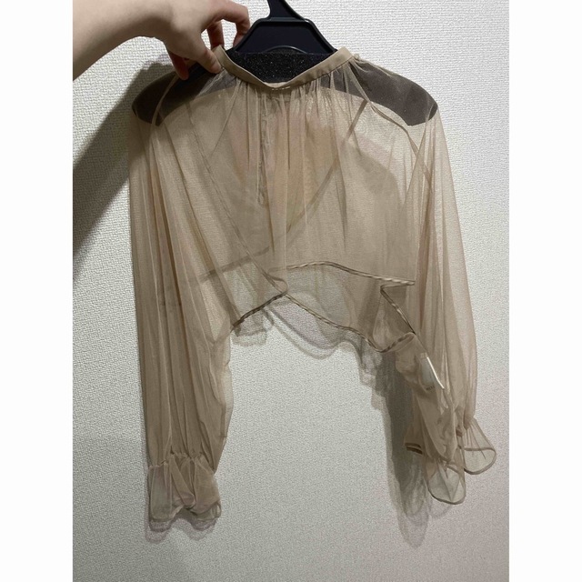 Ameri VINTAGE(アメリヴィンテージ)の2WAY VEIL TULLE TOP レディースのトップス(ボレロ)の商品写真