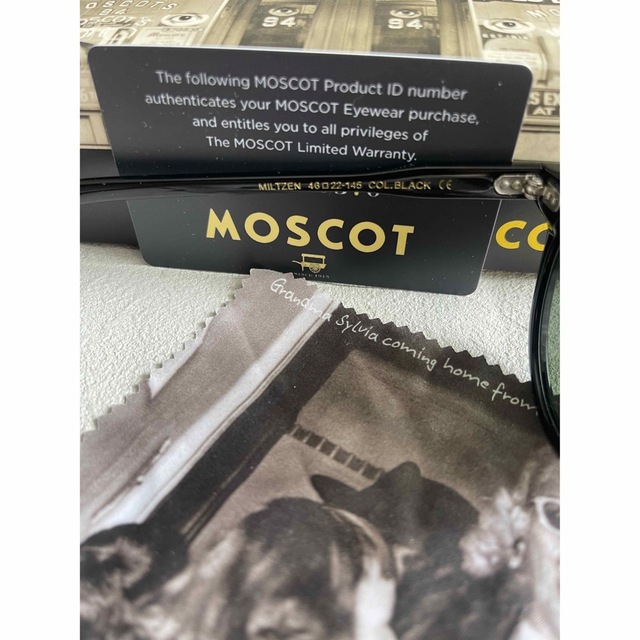 MOSCOT(モスコット)の【極美品】正規品 モスコット ミルゼン 46 ブラック ダークグリーンレンズ メンズのファッション小物(サングラス/メガネ)の商品写真