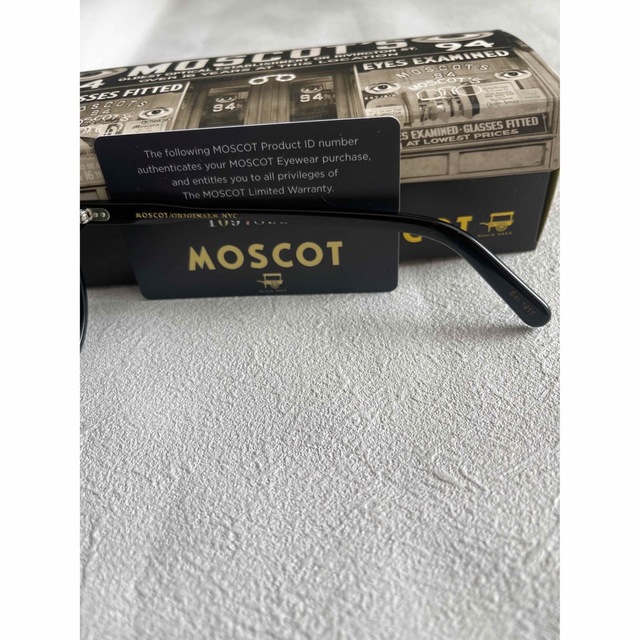 MOSCOT(モスコット)の【極美品】正規品 モスコット ミルゼン 46 ブラック ダークグリーンレンズ メンズのファッション小物(サングラス/メガネ)の商品写真