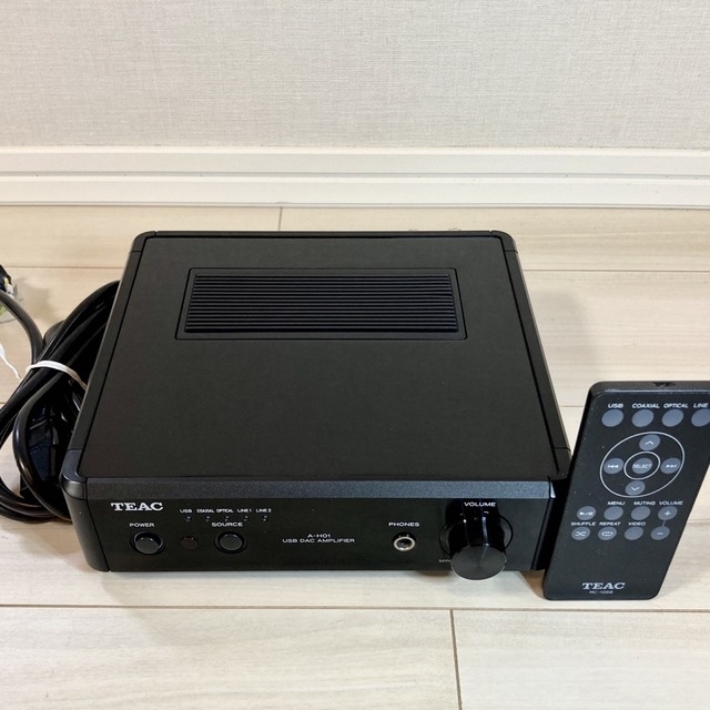 TEAC USB DAC/ステレオプリメインアンプ ブラック A-H01-B 【希望者 ...