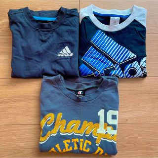 アディダス(adidas)の130cm ロンＴ3枚セット adidas Champion(Tシャツ/カットソー)