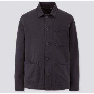 ユニクロ(UNIQLO)のユニクロ　ウォッシュジャージーワークジャケット(ミリタリージャケット)