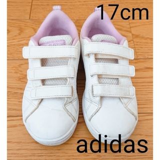 アディダス(adidas)のadidas/アディダス◆スニーカー◆白◆17cm(スニーカー)