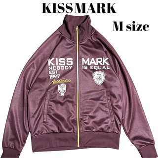 キスマーク(kissmark)の00’s kissmark トラックジャケット ワインレッド Y2K(ジャージ)