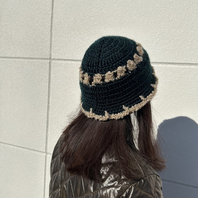 crochet hat クロシェハット　ハンドメイド ハンドメイドのファッション小物(帽子)の商品写真