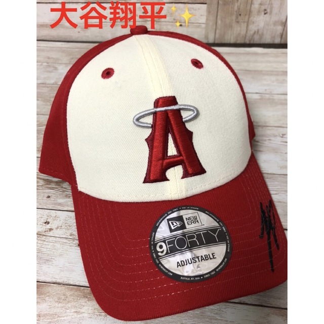 大谷翔平　刺繍サイン　キャップ　エンゼルス　WBC2023 フリーサイズ　新品