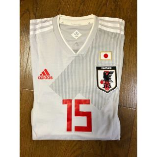 アディダス(adidas)の半額【非売品】日本代表2018 アウェイ15番わたなべ選手オーセンティック O(ウェア)