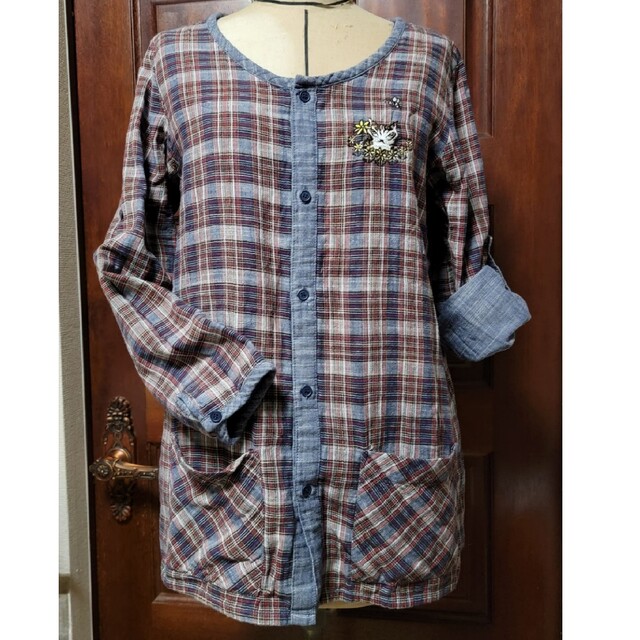 ダヤン　ダブルガーゼの長袖シャツ レディースのトップス(シャツ/ブラウス(長袖/七分))の商品写真