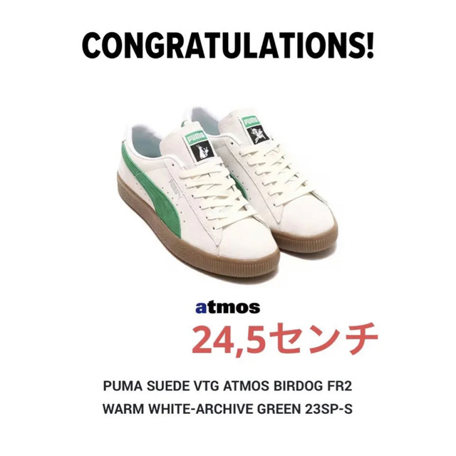 PUMA×birdog×FR2×atmos コラボスニーカー　コムドットレディース