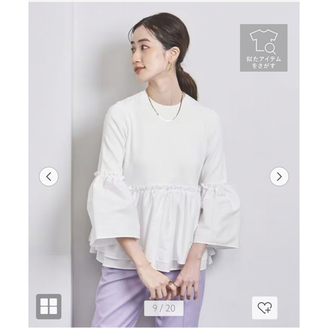 UNITED ARROWS - ユナイテッドアローズ フリルコンビニットの通販 by