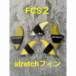【FCS2 Lサイズ stretchフィン トライ・クアッド 5本セット】 の