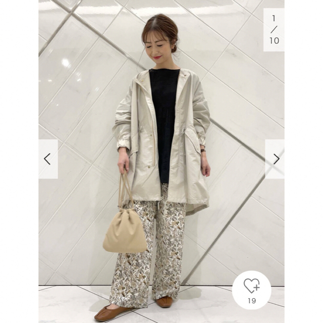 新品タグ付◉ DOORS ノーカラーモッズコート ライトベージュ 2022年