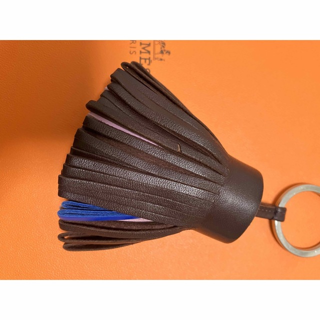 HERMES エルメス カルメン トリコロール キーホルダー - 通販 - www