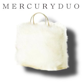 マーキュリーデュオ(MERCURYDUO)の【MERCURYDUO】メタルハンドルフェイクファーバッグ(ハンドバッグ)