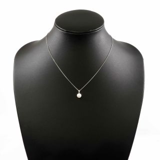 タサキ(TASAKI)のTASAKI♪K18/750 本真珠　デザインパールネックレス　ダイヤ(ネックレス)