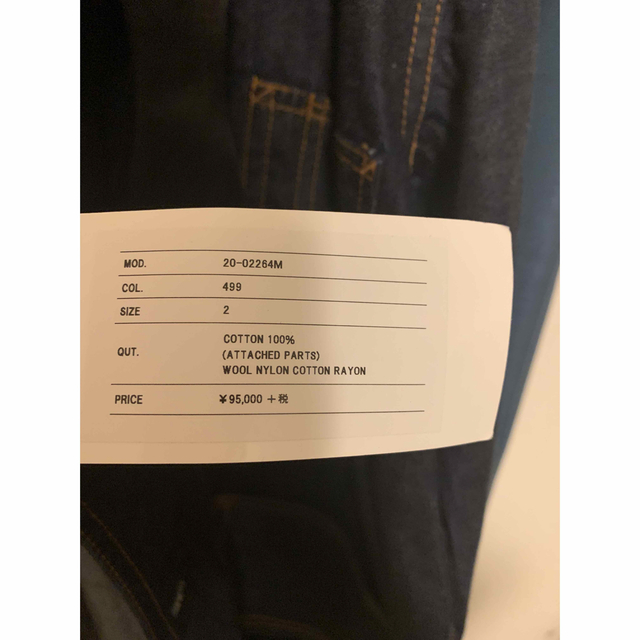 sacai(サカイ)のsacai ベロア切替デニムジャケット メンズのジャケット/アウター(Gジャン/デニムジャケット)の商品写真