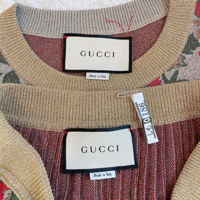 ☘️美品◇GUCCI◇ルレックス フラワージャカード ベストスカート