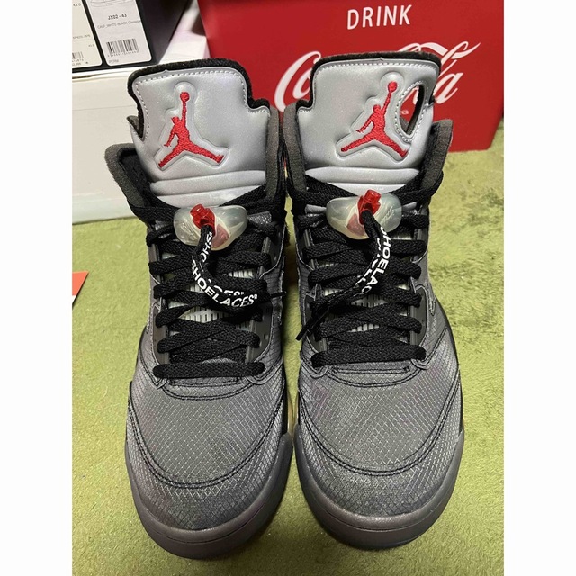 NIKE jordan5 off-white 28cm