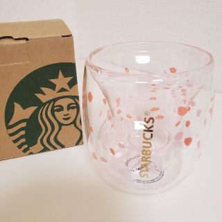 スターバックスコーヒー(Starbucks Coffee)のスタバ　猫肉球グラス　サクラ　中国限定(グラス/カップ)