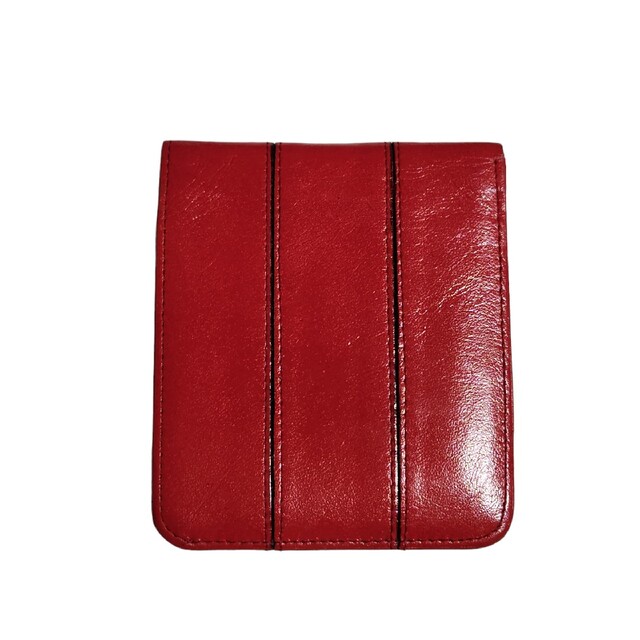 LACOSTE(ラコステ)の80s　デッドストック　ラコステ　ヴィンテージ　レザー財布　レッド レディースのファッション小物(財布)の商品写真