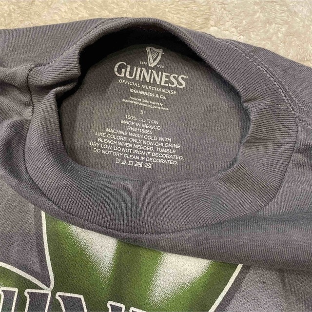 新品 ギネスTシャツ　GUINNESS サイズM グレー メンズのトップス(Tシャツ/カットソー(半袖/袖なし))の商品写真