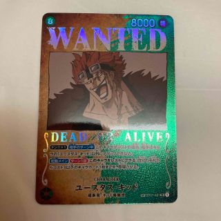 ワンピース(ONE PIECE)のワンピースカード　キッド　SR 手配書　(カード)