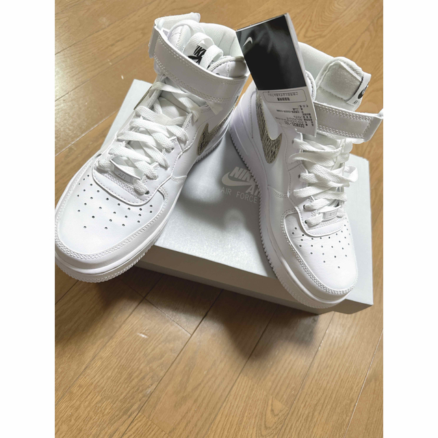 靴/シューズNIKE ナイキ エアフォース1 AIRForce1 スニーカー パイソン