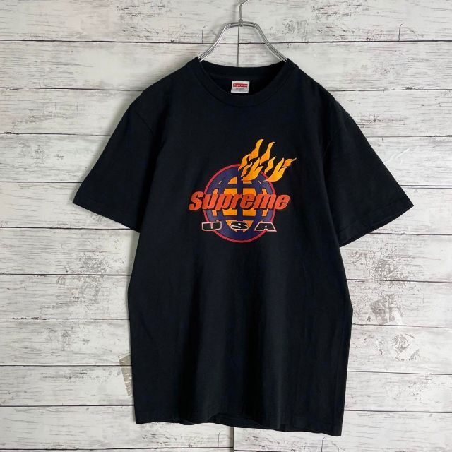 7745 【入手困難】シュプリーム☆ビッグロゴ定番カラー人気デザインtシャツ美品